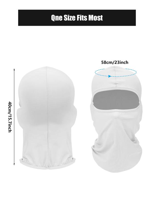 9 Pieces Balaclava Moveable Face Mask Summer Ski Mask Sun Protection Breathable Balaclavas for Men Women Cycling Outdoor Motorcycle Helmet Liner Protective Gear