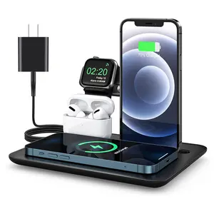 Trexonic 4-in-1 Fast Charge Wireless Charging S tation