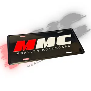 MMC Front License Plates Stainless Steel
