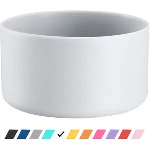 Protective Silicone Boot, Compatible with Hydro Flask and More Water Bottles, Anti-Slip Bottom Sleeve Cover 12-40 oz