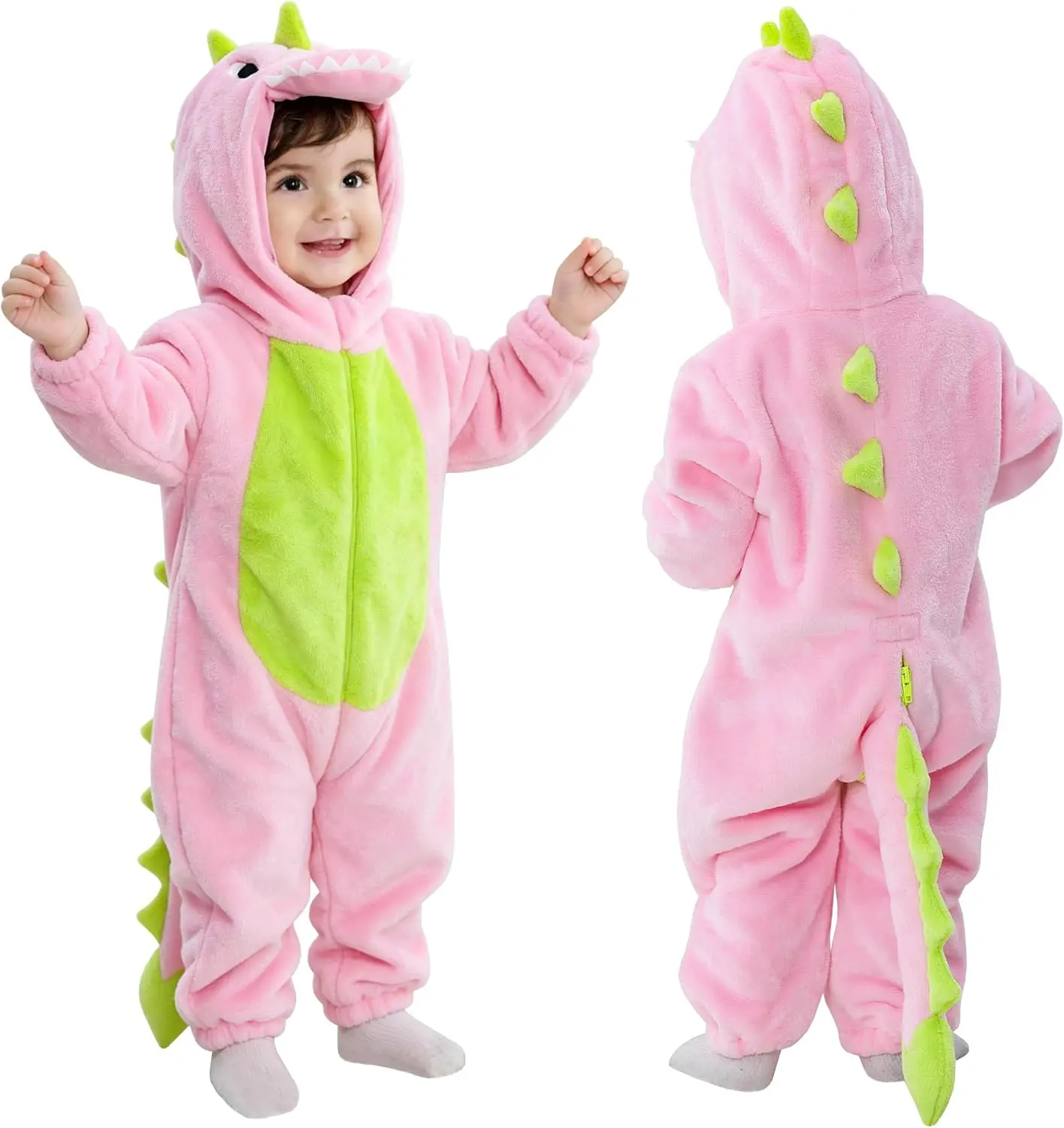 TONWHAR Toddler Animal Costume, 1-Piece Romper Jumpsuit for Boys and Girls, Baby Kids' Fancy Dress Outfit