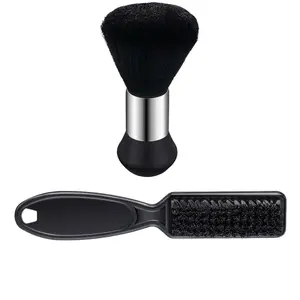 2 Sets Barber Neck Duster Brush, Professional Barber Accessories Cleaning Supplies, Duster Nylon Brush Cleaners Hair Cutting Styling Tool