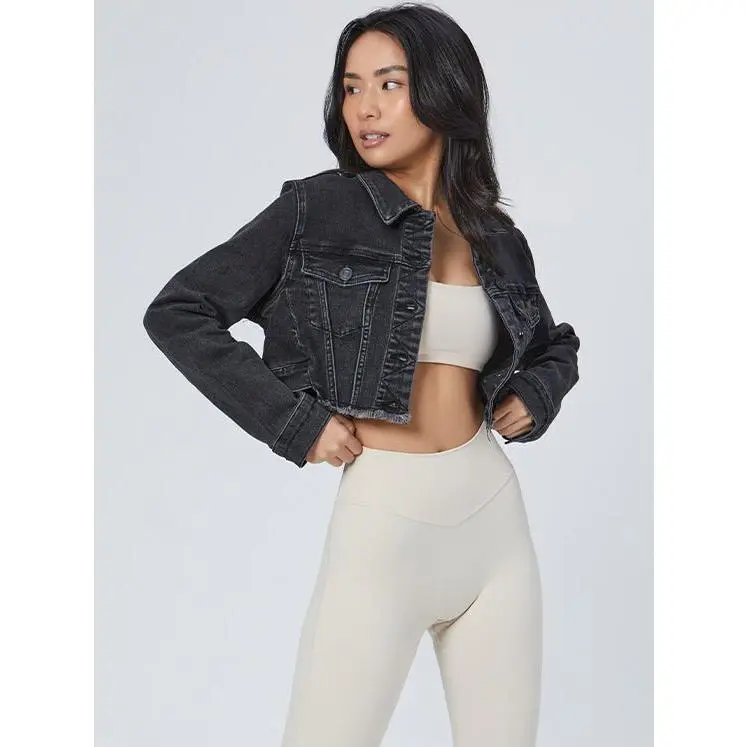 Desire Denim Jacket - Washed Black