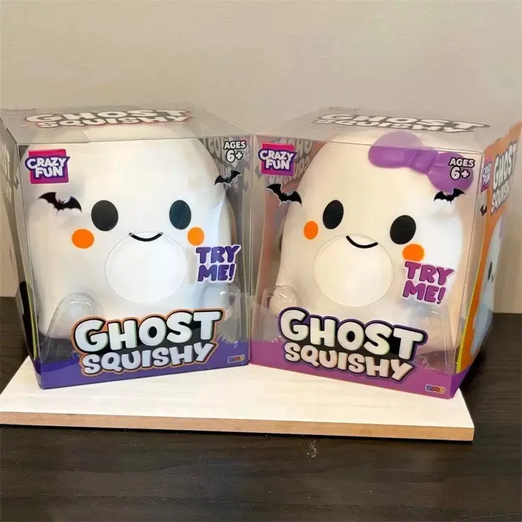 1PCS/SET 2026 Couple Ghost Squishy Toy -Extra Stress-Relief Squeeze Ball, Suitable ForAdult And Children - Ghost- Shaped Stress-Relief and Sensory Play Toy - Safe, Durableand Non-Toxic Meterial