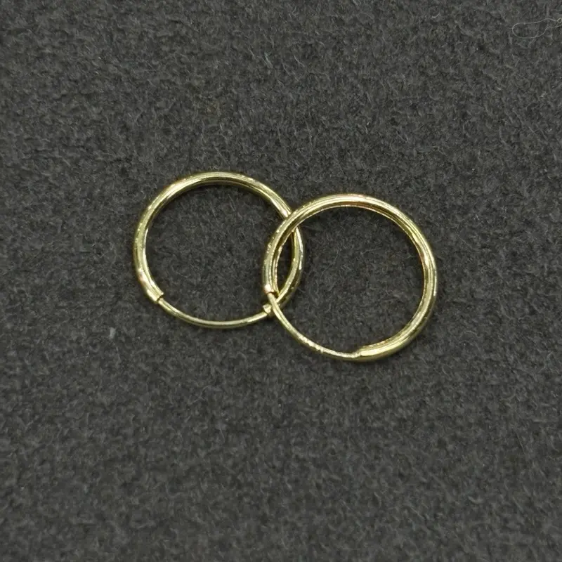 Arracada 10mm 14k