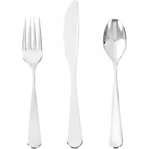150 count  Plastic Silverware -  Plastic Flatware Disposable - Heavy Duty Disposable Utensils Sets Includes 50 Forks, 50 Spoons, 50  for Party & Wedding