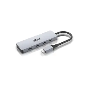 Rosewill USB C Hub, 10Gbps 4-in-1 USB 3.2 Adapter with 4 USB-C 3.2, 4 Ports USB C Splitter Extender for MacBook Pro/Air, iPad Pro, iPhone 15/15 Pro Max, Surface, PC, Laptops , RHUB-C4