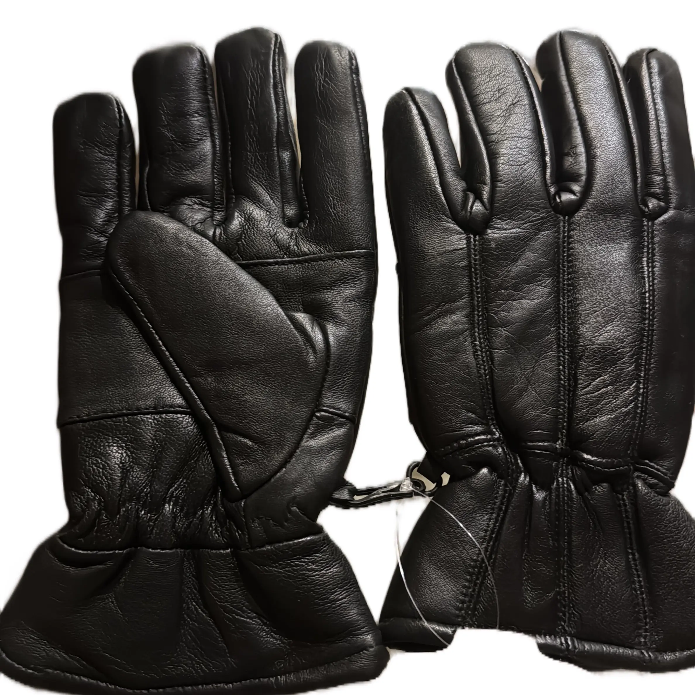 Men's Real Leather Gloves for Winter Driving - Warm and Durable