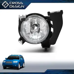 CROSSDESIGN Left Driver Side Fog Light Assembly Fits 06-08 Subaru Forester 2.5L SU2592112