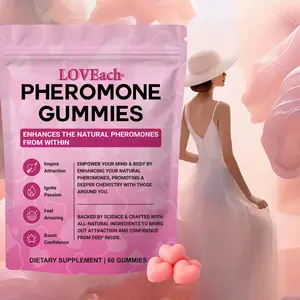 LOVEach Pheromone Gummies - Enhances Your Natural Pheromones From Within - Mixed Berry Flavor | Feminine Gummies | - All in One Solution with Slippery Elm Barkand Lactobacillus Probiotic Blend L-Arginine Maca Rootfor Women’s pH Balance and Dryness 
