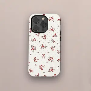 This spring-themed retro floral, bohemian-style, pastoral-inspired, Aesthetic 2-in-1 phone case features a durable, shock-absorbing, stylish design. Compatible with iPhone 17, 16, 15, 14, 13, 12 Pro Max Plus, and Samsung Galaxy S25, S24, S23 Ultra