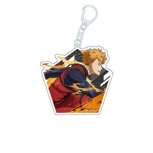 Anime Blue Football Figure Acrylic  keychain Gift Cosplay Isagi Chigiri Bachira Nagi Karasu About 6cm