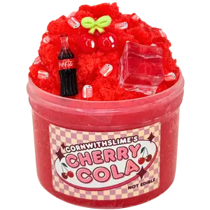 Cherry Cola 8oz Slime Icee Texture Scented Cherry Cola