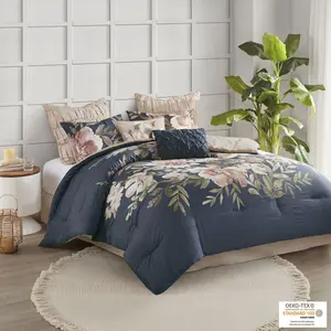 8 Piece Cotton Comforter Set