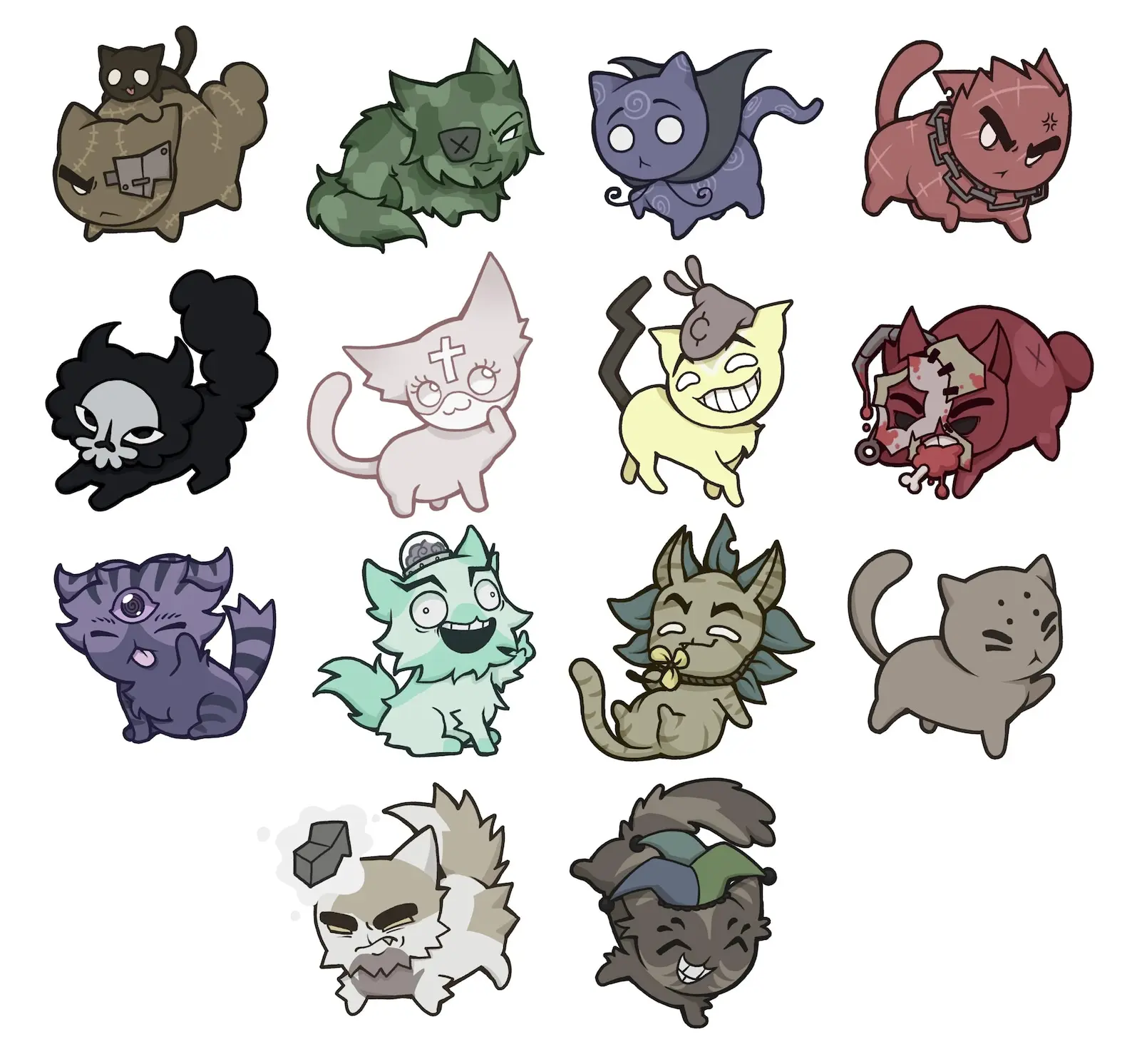 MEWGENICS Class Mini Boss KEYCHAINS