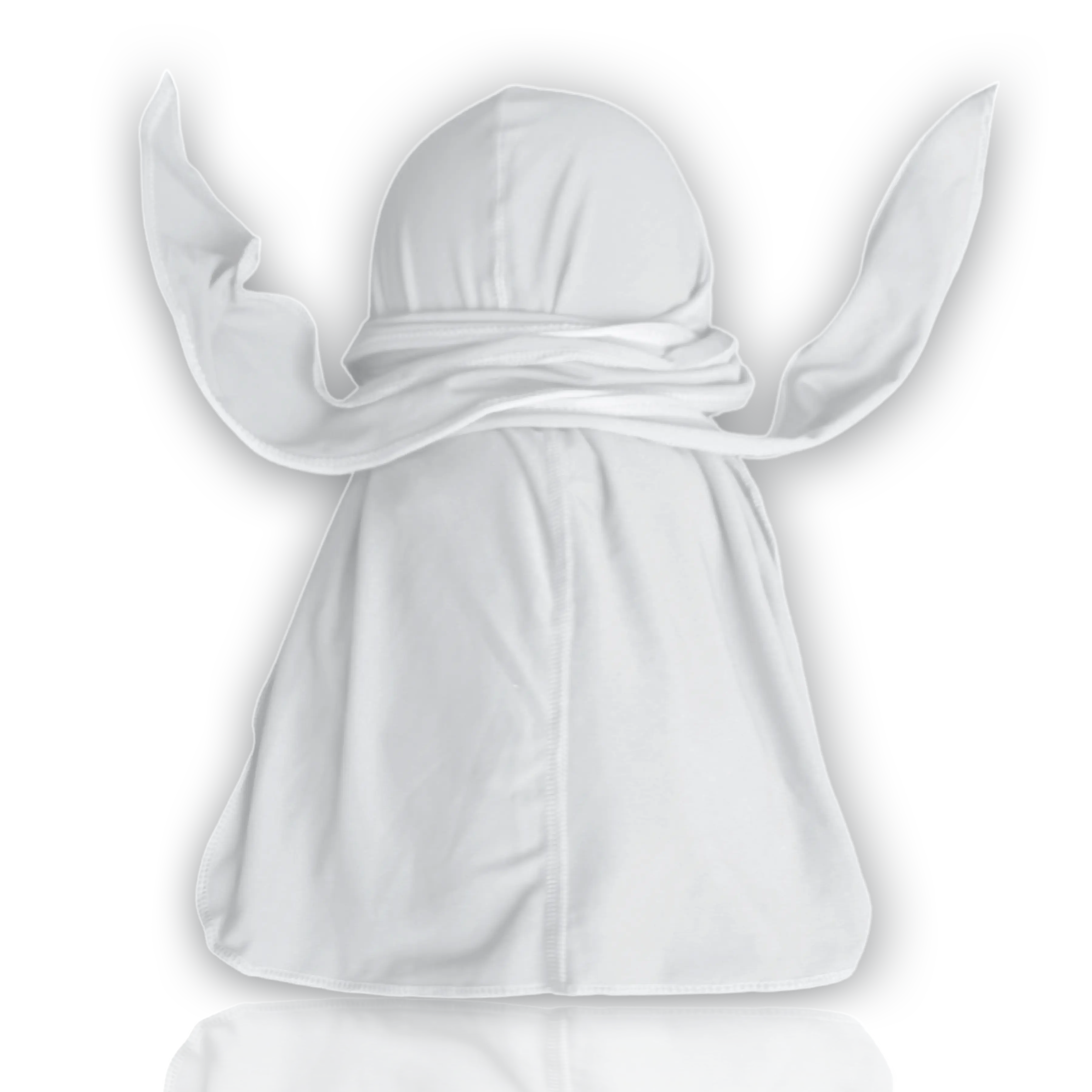“White” Durag Ultra Wave Extreme Stretchy Spandex wave  cap  mama  owl