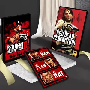 Game R-Red Dead-R-Redemptions 2 Classic Vintage Painting Calligraphy Gift with prints Home decoration suitable for home decor fade-Resistant, Non-sticky, vibrant Wall print poster, Unframed Art Print