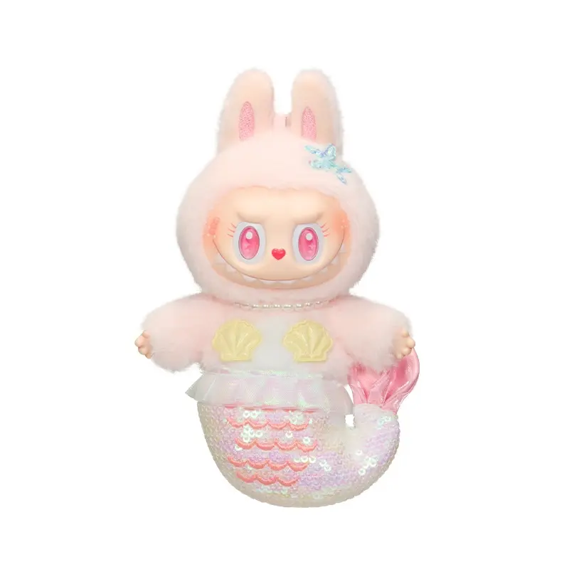 POP MART De Vliegende LABUBU-MOKOKO Mermaid Vinyl Plush Doll【1