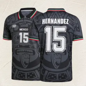 1998 Home Nostalgia Soccer Jersey #15 Hernandez #11  Blanco Classic Breathable Quick Dry Soccer Jersey