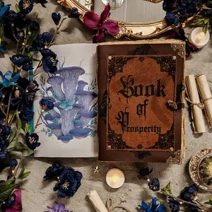 Book of Prosperity leather journal & sketchbook