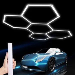 25-Pack 6500K Super Bright 240W Hexagon LED Garage Lights, Energy Saving Lighting for Garage, Workshop, Home Improvement Use with Long Lifespan