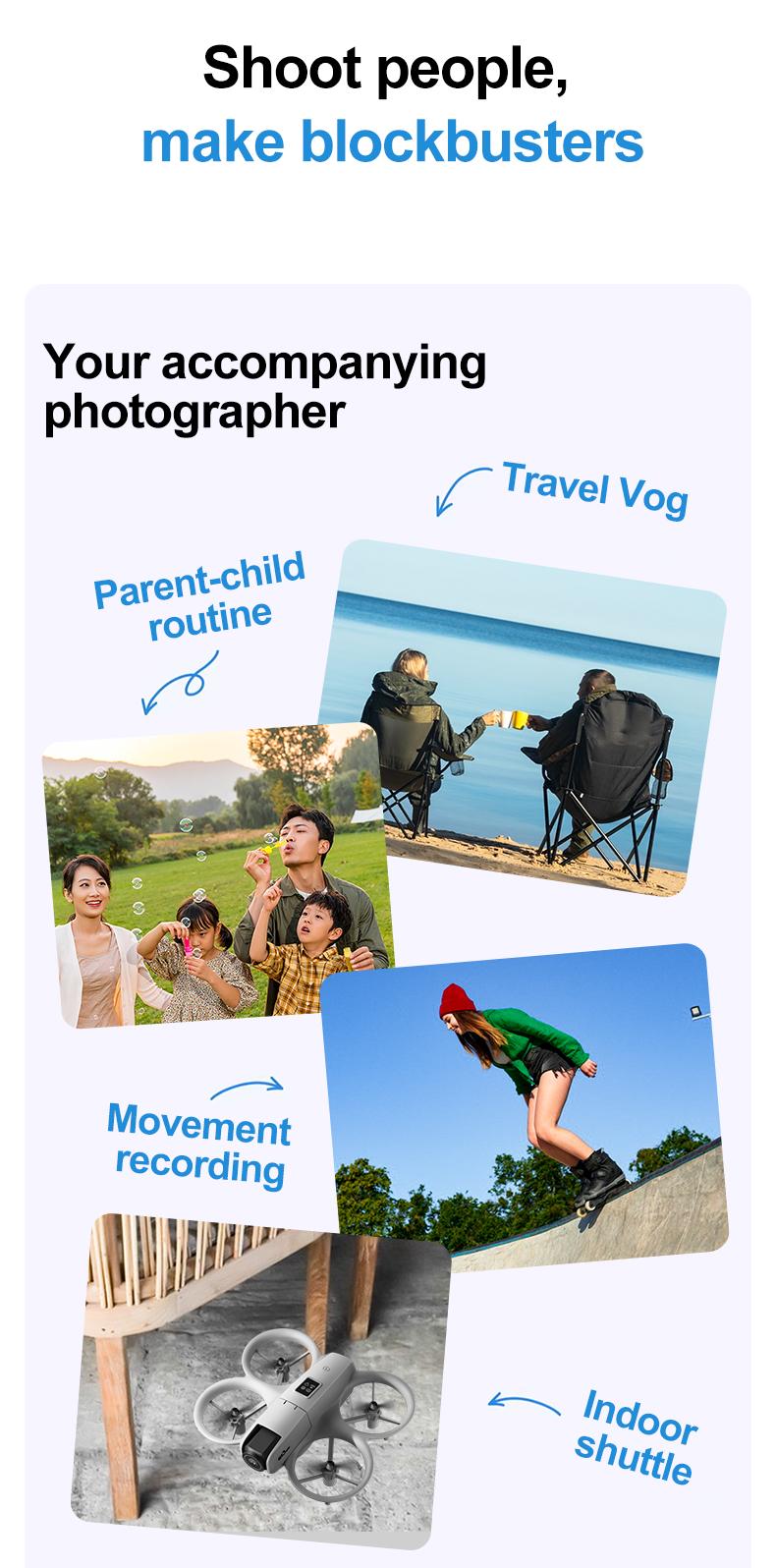 GT3 Drone - Ultra Lightweight Quadcopter With Dual Cameras For Safe, Stable Flights