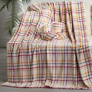 Warm & Cozy 60 x 80 Plush Throw and Bootie Gift Set