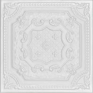 A La Maison Ceilings Bijou and Bee Bee 20 in x 20 in Decorative Styrofoam Glue-up Ceiling Tiles - #R126 - (Pack of 8) / 21.6 sqft