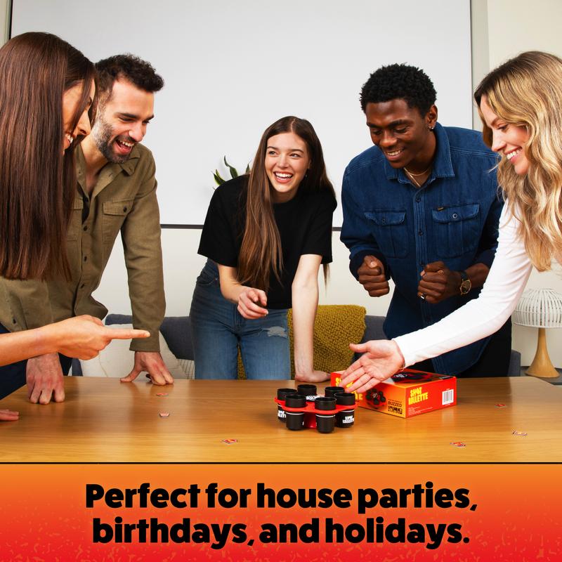 Shot Roulette by Buzzed - Drinking Game for Adults 21+ | Poker Face Party Challenge with a Twist