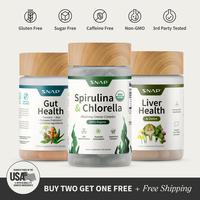 Gut Health + Spirulina & Chlorella + Liver Health