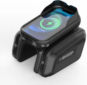 Waterproof Electric Bike Phone Holder Bag - Bike Handlebar Phone Mount Bag with Touchscreen Window, Convenient Storage for Cyclists, Ideal for Long Rides and Commuting