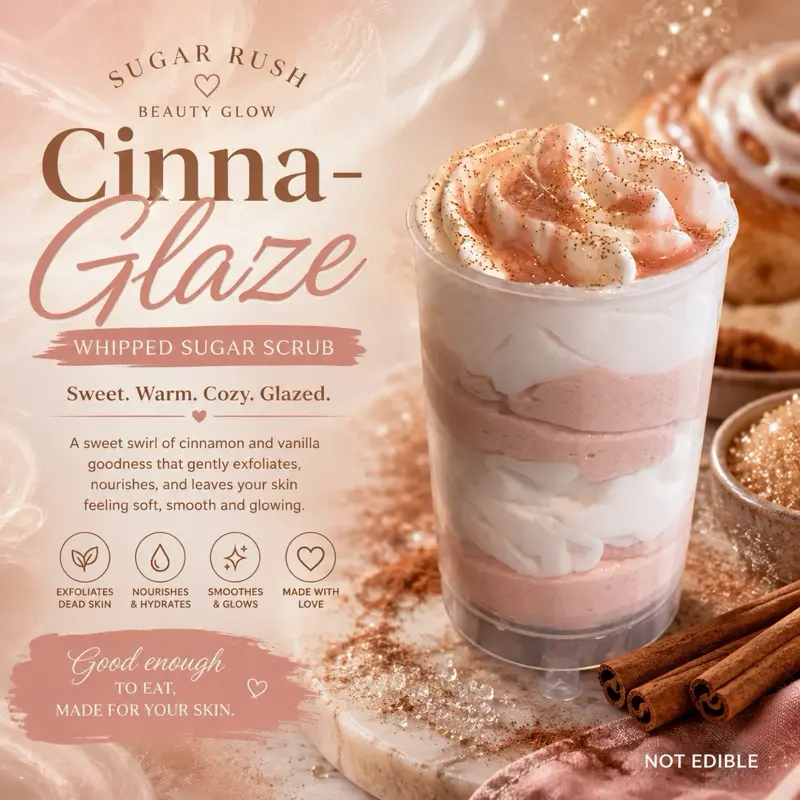 Cinna-Glaze whipped Sugar Body Scrub