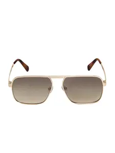 GUESS Male Top Bar Aviator Sunglasses