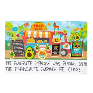 Create & Write Taco ’Bout a Great Year Sticker Scenes – 12 Pc.