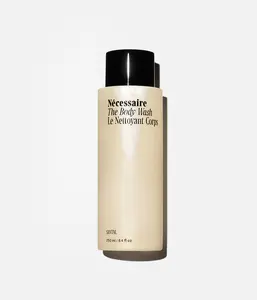 Nécessaire The Body Wash Santal — Multi-Mineral Shower Gel Cleanser for Women + Men — Non-Comedogenic Body Wash with Niacinamide. 250 ml/8.4 fl oz