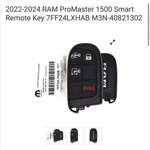 2022-2024 RAM ProMaster 1500 Smart Remote Key 7FF24LXHAB M3N-40821302