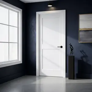 Ivanees 2-Panel Hollow Core Molded Shaker Door Slab 80 Inch Height (18 x 80, 35mm, Left)