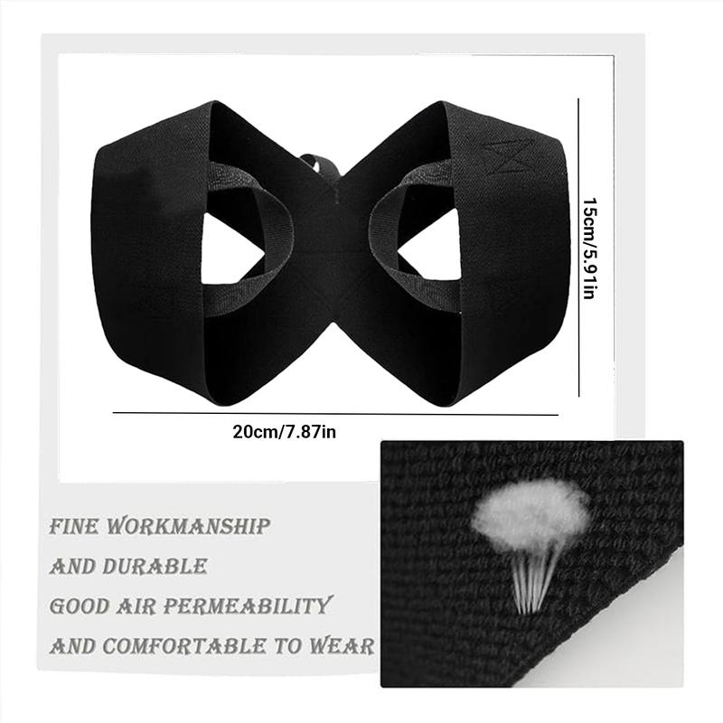 Fitness Heavy Shoulder Straps – Bench Press & Shoulder Training Assist Straps, Chest-Opening & Back-Straightening Support, Posture Corrector for Hunchback, and Fitness Training (Black,Large)