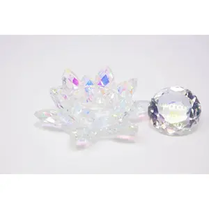 Tickled Pinque Crystal Lotus Dappen Dish