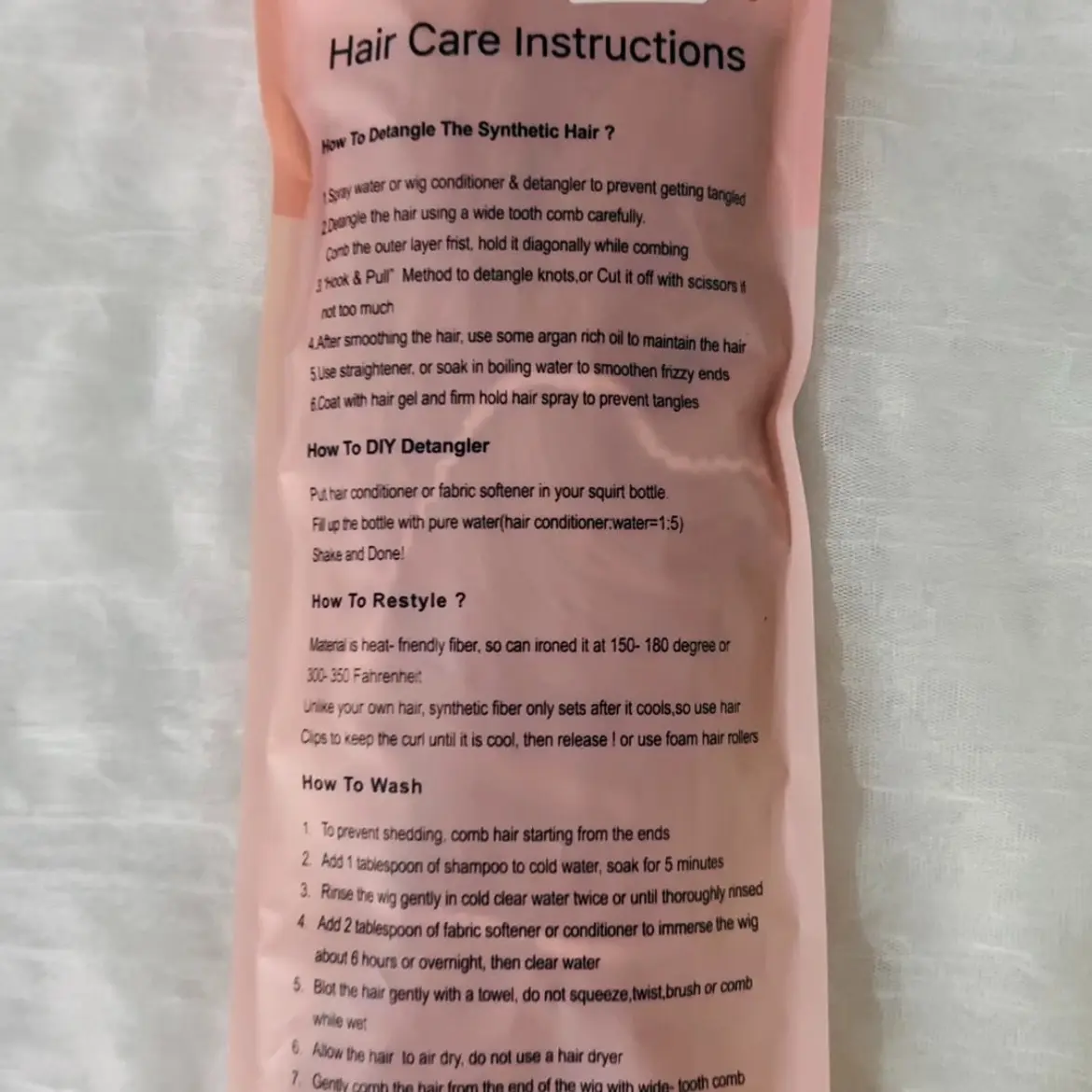 [Not For Sale) UDU Prodcut Packege with Clip In Hair Purchase-Automatically Included after Purchase (Do Not Order Separately)