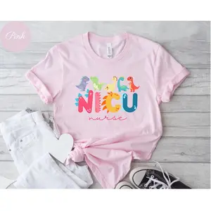 NICU Nurse Shirt, NICU Nurse Animal T-shirt, NICU Nurse Gift, Nurse Appreciation Gift, Neonatal Intensive Care Unit, Nicu Nurse Dinosaur Tee