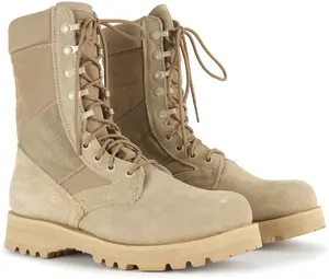 Desert Tan Military Boots Tactical Sierra Sole Work Duty 8" High Boot