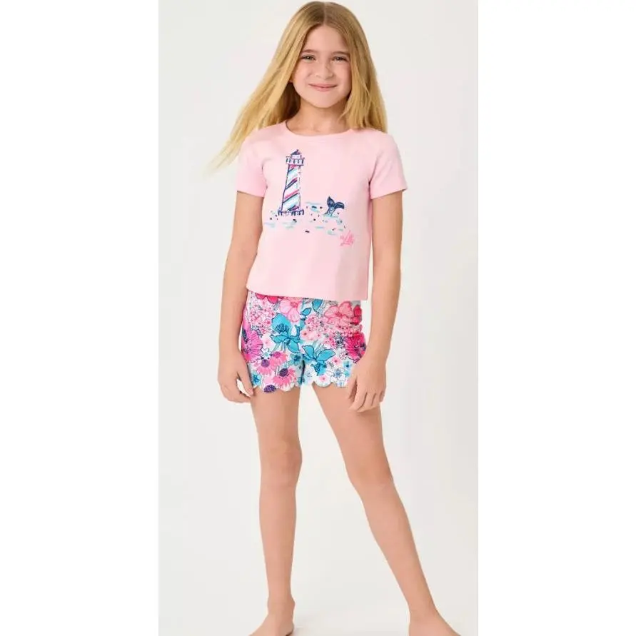 Lilly Pulitzer Resort White In All Her Glory Mini Leva Short