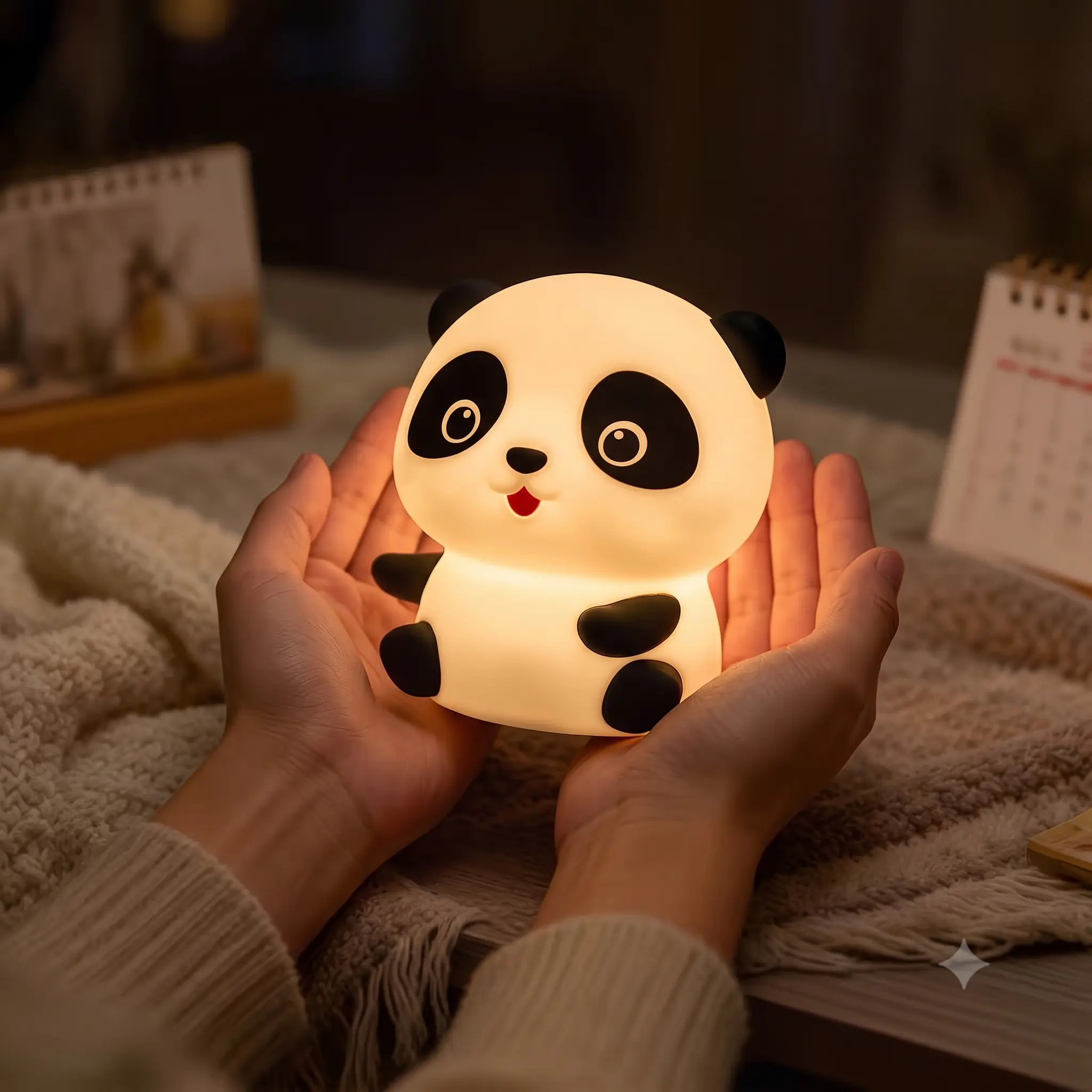 Cute Silicone Night Light — Touch/Squeeze/Tap-Activated Switch, USB-C Charging, 3-Level Brightness Adjustment, Soft Lighting — Perfect for Bedroom Decor,back to school,back to school haul