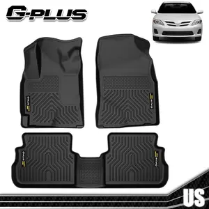 Fit For 2009-2024 Toyota Corolla/matrix TPE All-weather Floor Mats 2 Row Liner Upgraded Version