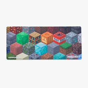 HG x Minecraft Mousepad XL - Random Blocks HG x Minecraft Mousepad XL - Random Blocks
