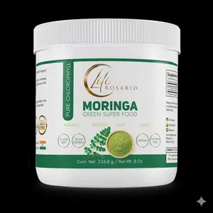 LILI ROSARIO MORINGA LEAF POWDER | PLANT-BASED SUPERFOOD | VEGAN DIETARY SUPPLEMENT | 8 OZ