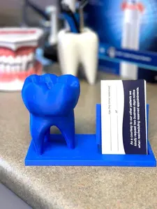 3D Printed tooth card holder, Christmas Gift, Stocking Stuffer, hygienist gift, dentist gift, dental office accessories, dental decor