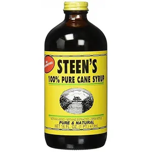 Steen's 100% Pure Cane Syrup 16fl. Oz - Made in Louisiana, No Preservatives, Great for Desserts, Beverages and Specialty Cocktails, Sweet Flavor