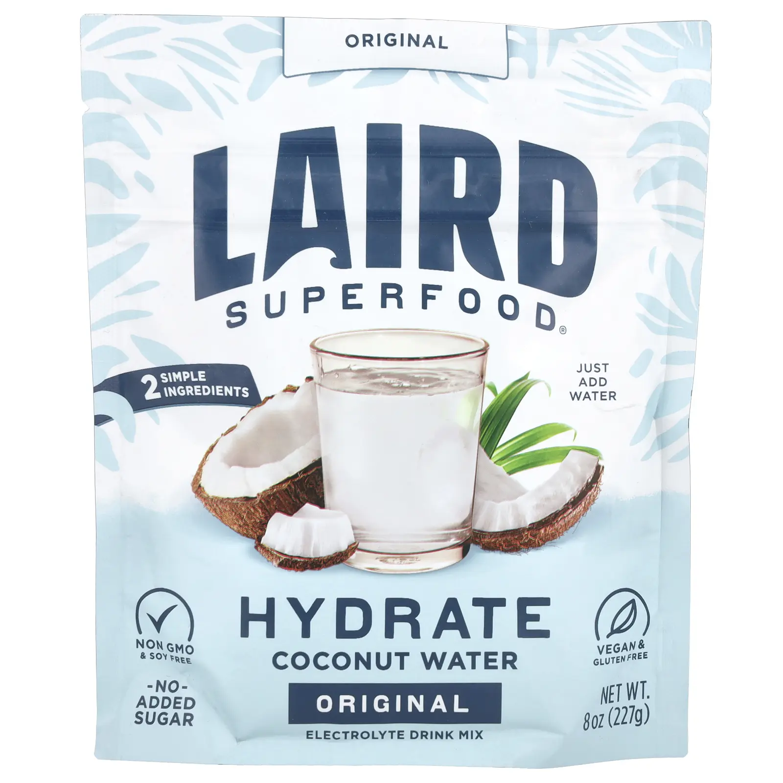 Laird Superfood Hydrate, Coconut Water, Original, 8 oz (227 g) Laird Superfood Hydrate, Coconut Water, Original, 8 oz (227 g)